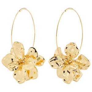 gold plated oorbellen Lunith