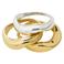 PILGRIM gold plated ring Nova (set van 3)