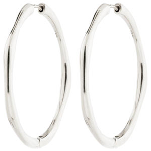 Hugging oorringetjes Disc - 925 zilver