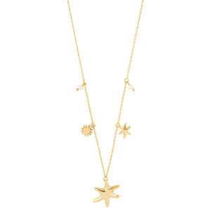 gold plated ketting Prism