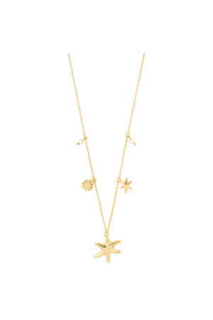 gold plated ketting Prism