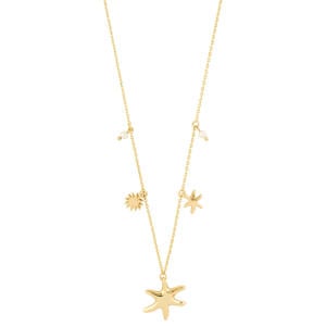 gold plated ketting Prism