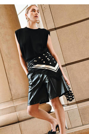imitatieleren short zwart