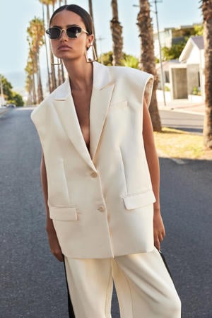 gilet ecru