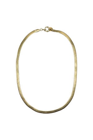 gold plated ketting Snake