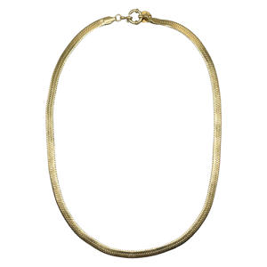 gold plated ketting Snake