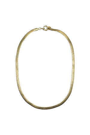 gold plated ketting Snake