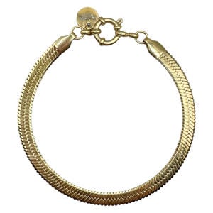 gold plated armband Snake