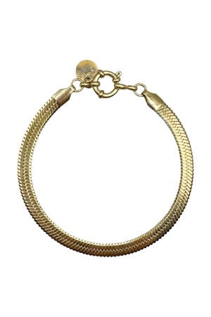 gold plated armband Snake