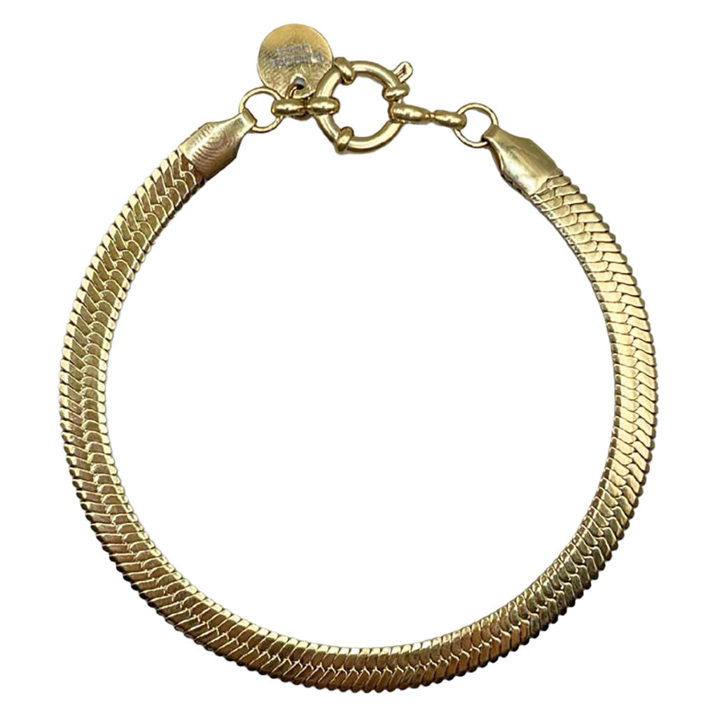 Bonnie Studios gold plated armband Snake