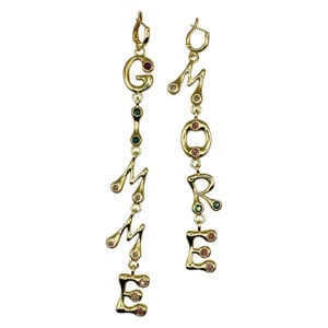 gold plated oorbellen Gimme More