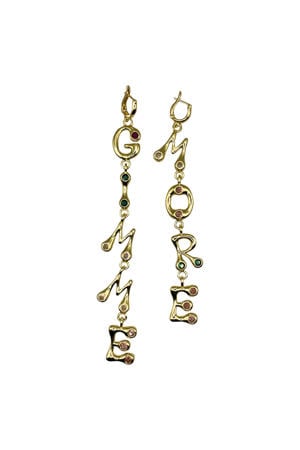 gold plated oorbellen Gimme More