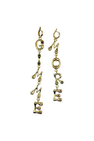 gold plated oorbellen Gimme More