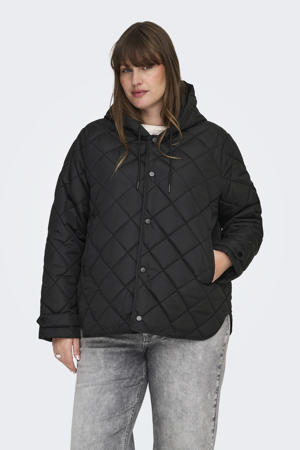 jack quilted zwart
