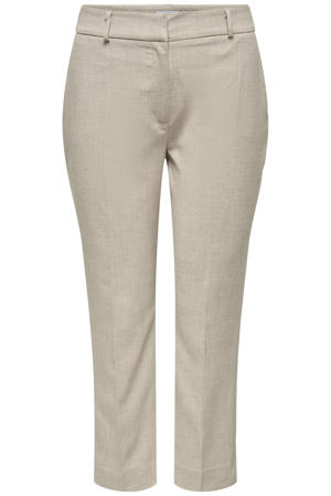 straight high waist casual broek