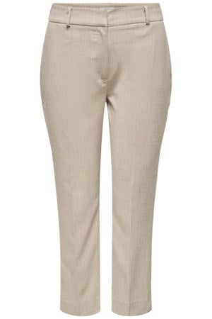 straight high waist casual broek