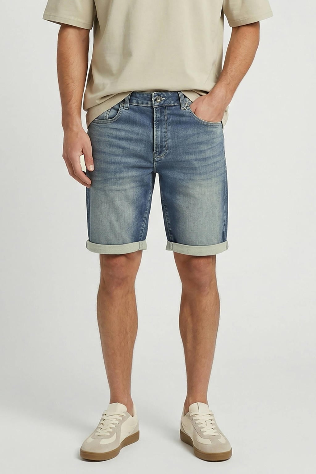 Cars COLORADO denim regular short dark blue denim