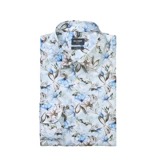 Olymp comfort casual overhemd lichtblauw afbeelding