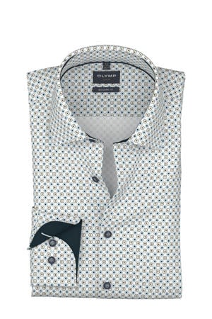 comfort casual overhemd wit