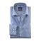 Olymp Comfort gestreepte casual overhemd donkerblauw