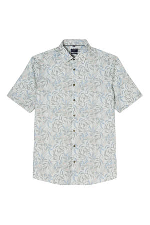 comfort casual overhemd groen