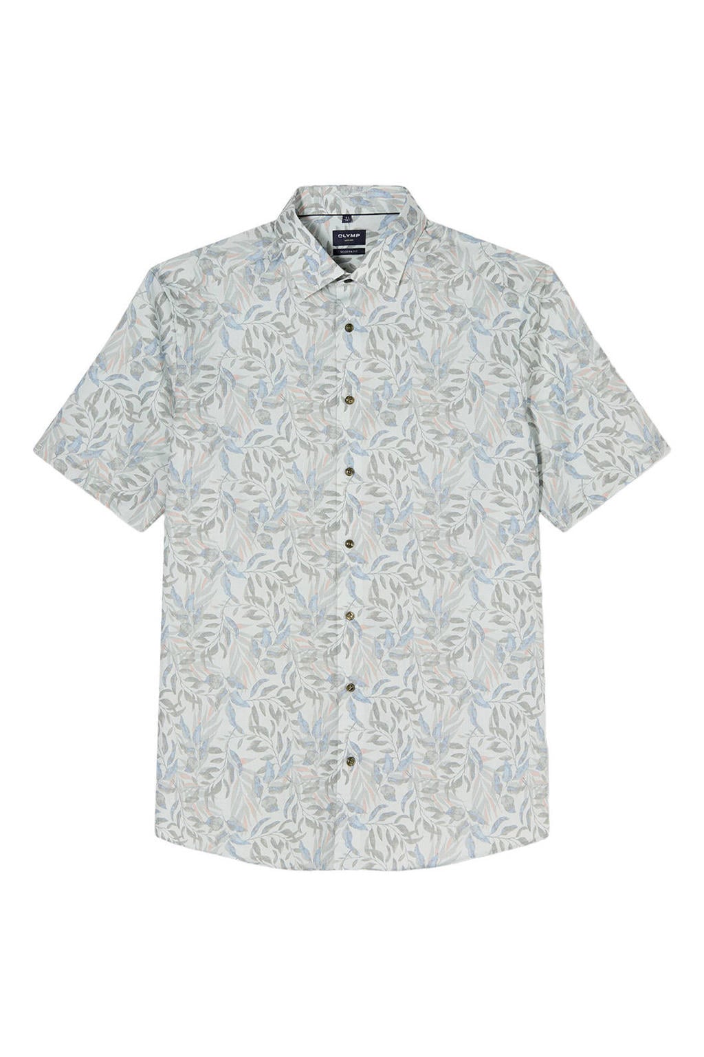Olymp comfort casual overhemd groen