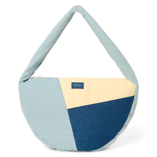 Studio Noos denim crossbody tas Patchwork blauw afbeelding