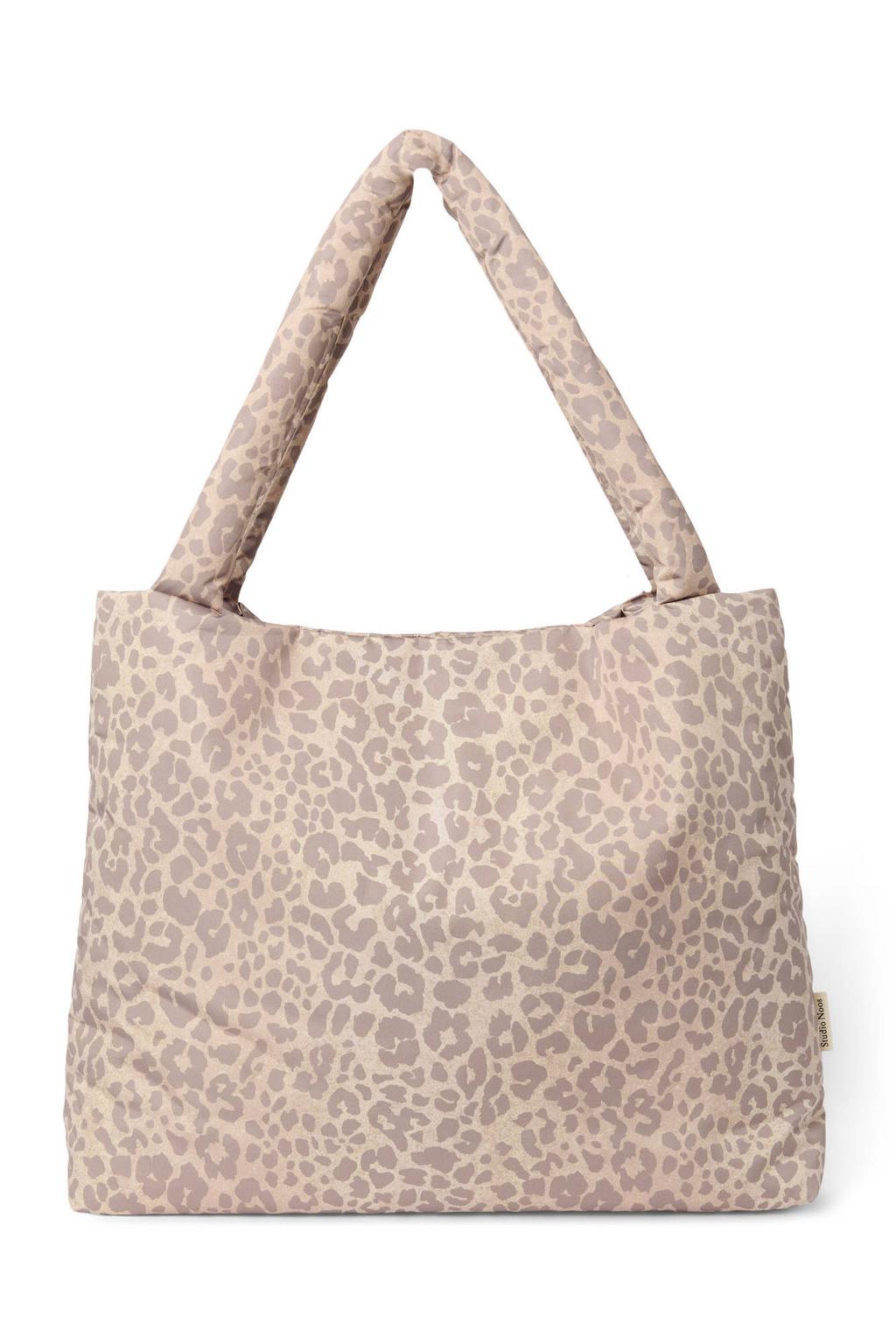 Studio Noos luiertas Puffy Leopard Mom Bag beige