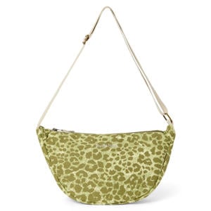 crossbody tas Leopard Cotton groen