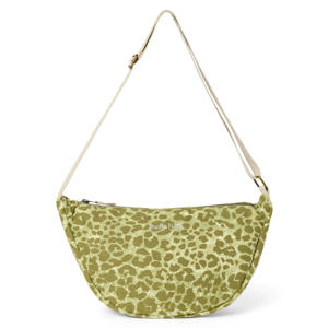 crossbody tas Leopard Cotton groen