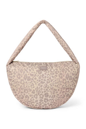 crossbody tas Leopard Puffy beige