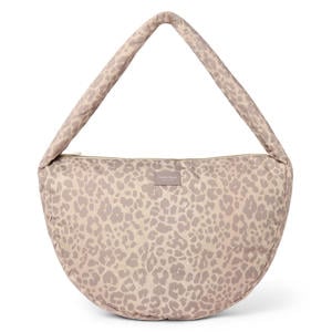 crossbody tas Leopard Puffy beige