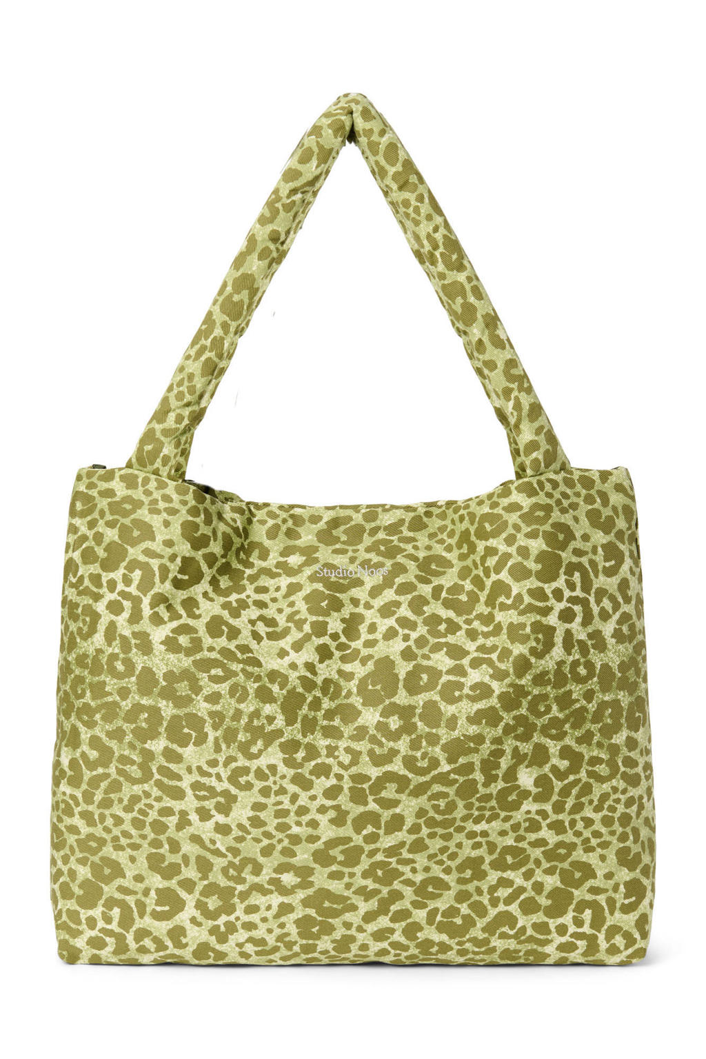 Studio Noos luiertas Leopard Cotton Mom Bag groen