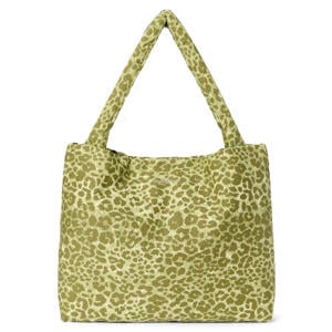 luiertas Leopard Cotton Mom Bag groen