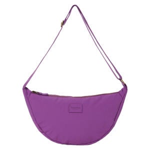 crossbody tas Textured Puffy paars