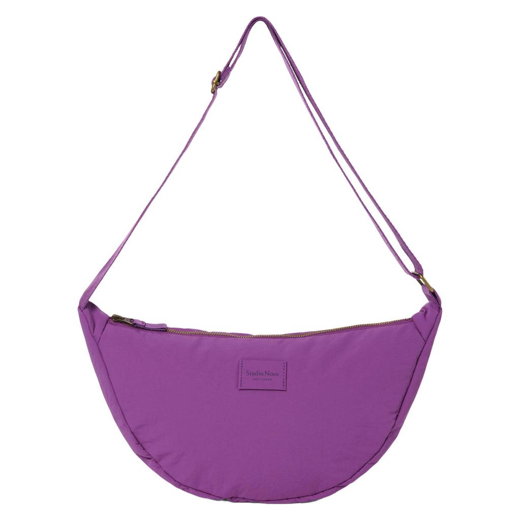 Studio Noos crossbody tas Textured Puffy paars