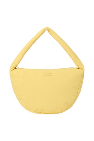 crossbody tas Textured Puffy geel