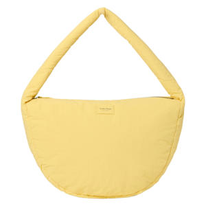 crossbody tas Textured Puffy geel
