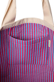 thumbnail: Studio Noos gestreepte strandtas Poplin Beach Bag paars