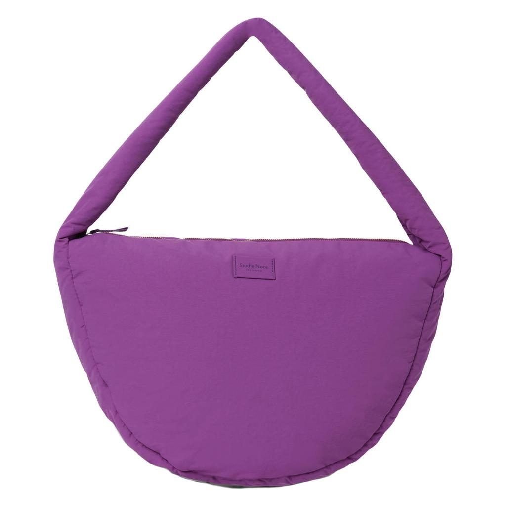 Studio Noos crossbody tas Textured Puffy paars
