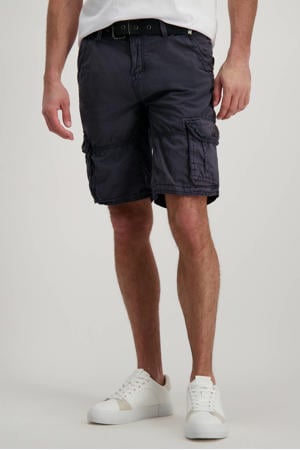DURRAS regular cargo short donkerblauw