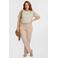 ONLY CARMAKOMA Carhilla Gianna Mw Straight Pant bootcut jeans beige