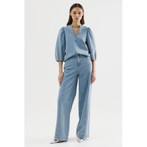 CKS denim top medium blue denim afbeelding