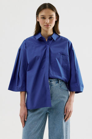 blouse blauw