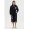 CKS maxi jurk met bloemenprint donkerblauw