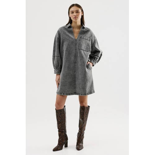 CKS denim spijkerjurk grey denim afbeelding