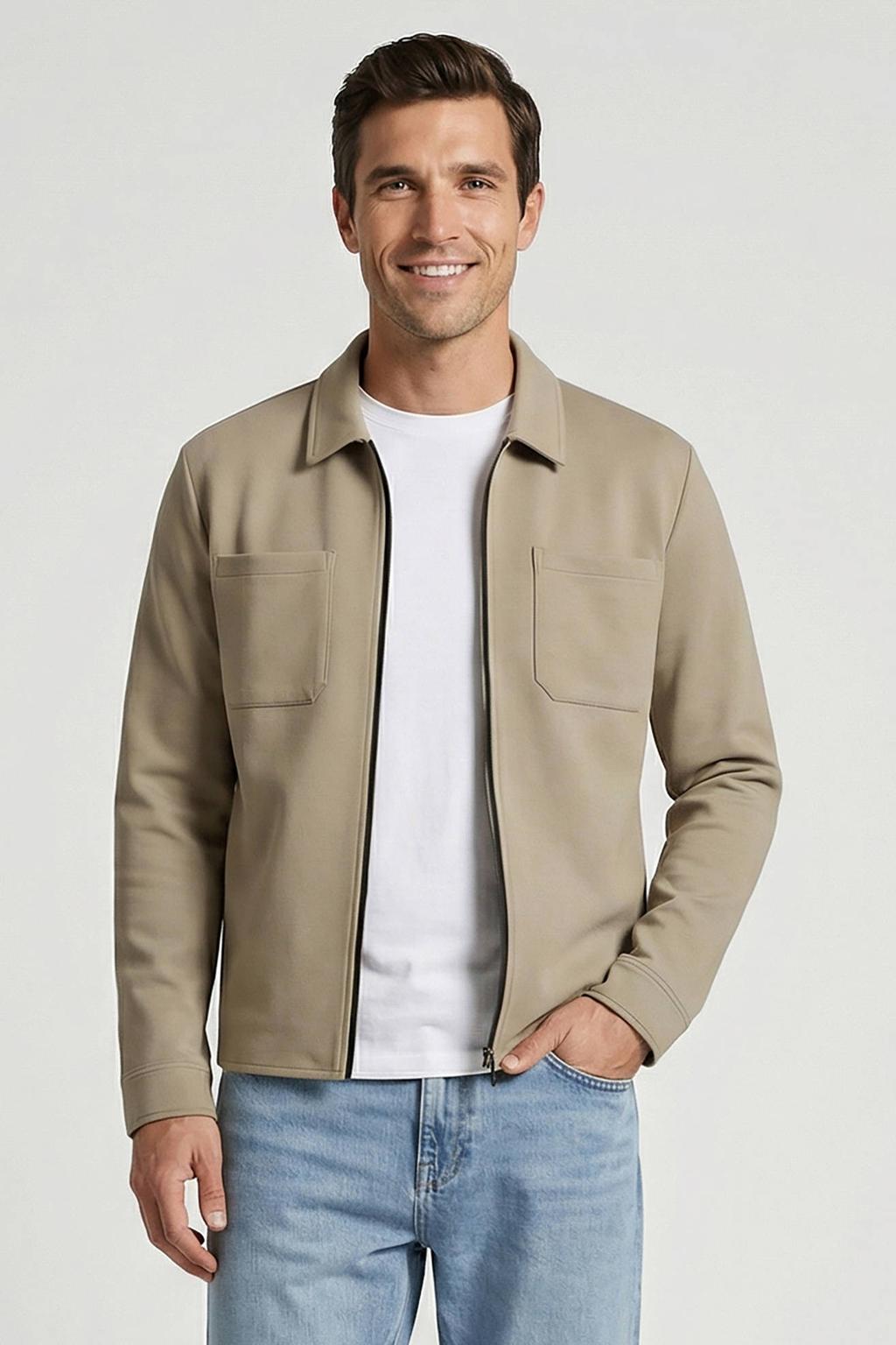 Cars overshirt beige