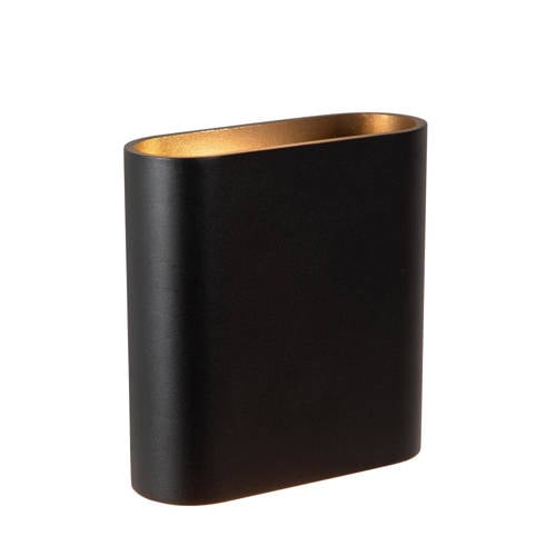 Lucide ATILA - Wandlamp Binnen/Buiten - LED Dimb. - 2x5W 2700K - IP54 - Zwart Adapter/lichtnet afbeelding