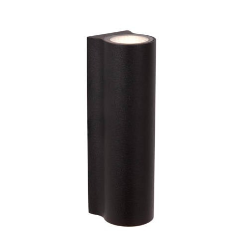 Lucide AKRA - Wandlamp Binnen/Buiten - LED - 2x6,5W 2700K - IP54 - Zwart Adapter/lichtnet afbeelding