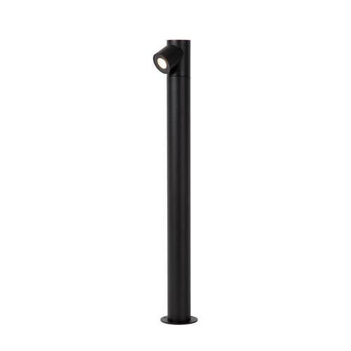 Lucide IBAMBA - Sokkellamp - LED - 1x6W 3000K - IP65 - Zwart Adapter/lichtnet afbeelding